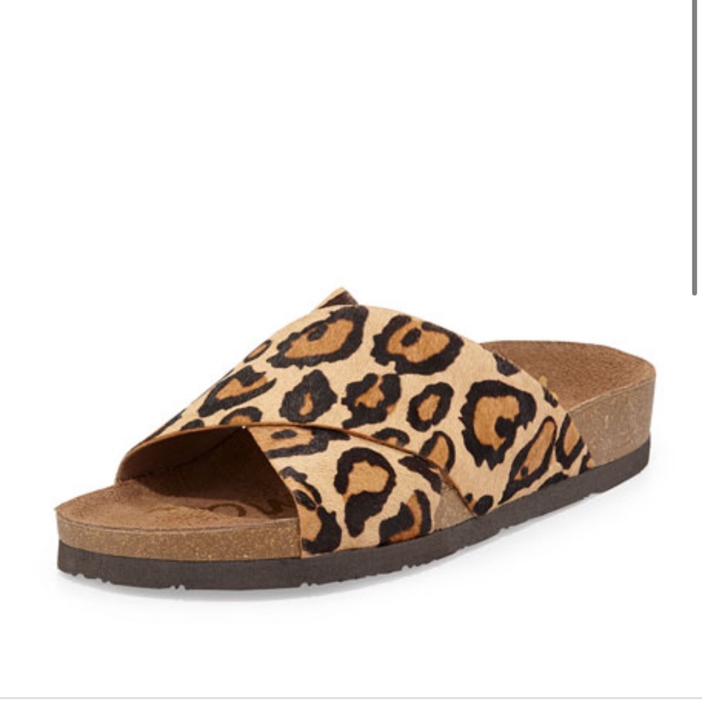 Sam Edelman Adora Calf hair Criss Cross Sandal